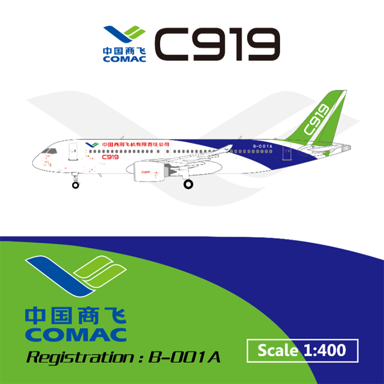 Details about   JC Wings 1/400 C919 Airplane B-001A Air China