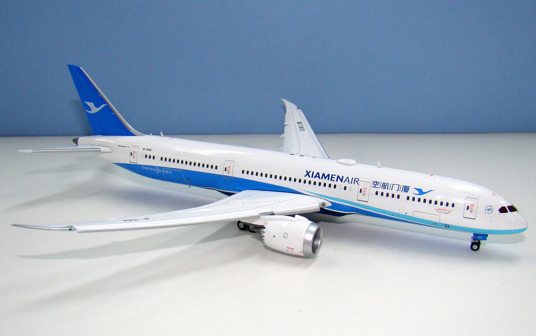 Details about   JCWings EVAAIR for BOEING 787-10 B-17801 Flaps Down 1/400 diecast model aircraft 