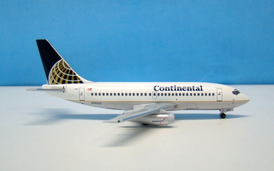 Continental Airlines B737-200 1:400 N14233 Die-cast Airplane Model 