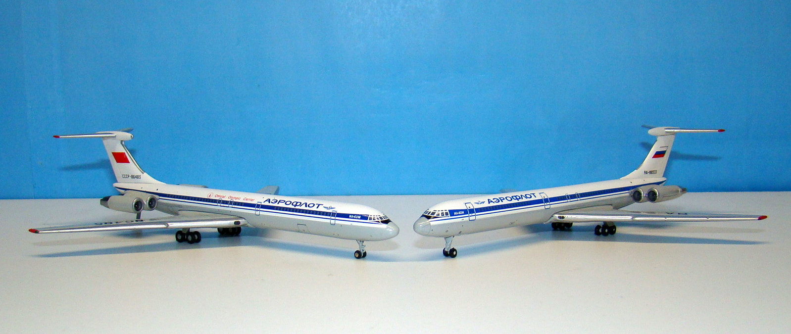 Il-62 Contacts Modèle Kit 1:100 Iljuschin il 62 modèle d'avion reifra vol 