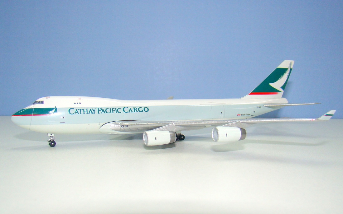 Cathay Pacific Cargo 1/200 Scale 707 VR-HGQ Unbranded Diecast Airliner