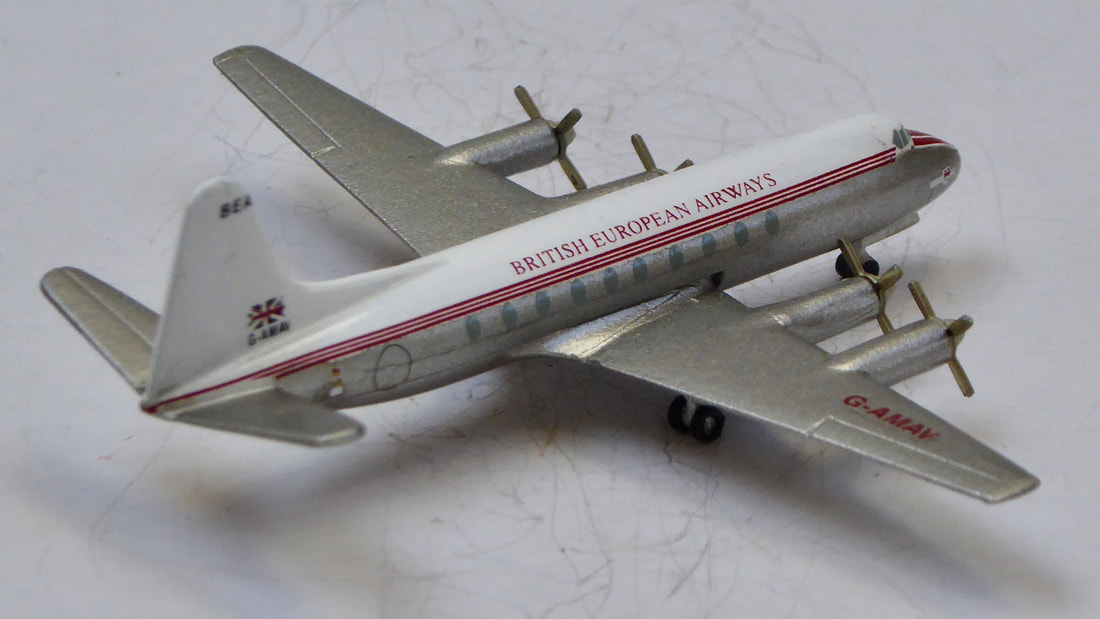 1/72 United Airlines Viscount Mainliner Air Plane Decal Set 