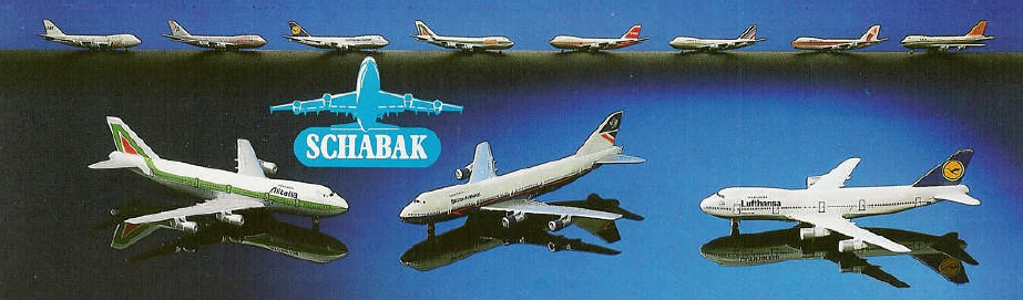 New Vintage Schabak 903/17 LUXAIR Airbus A300 B Diecast 1:600 scale 